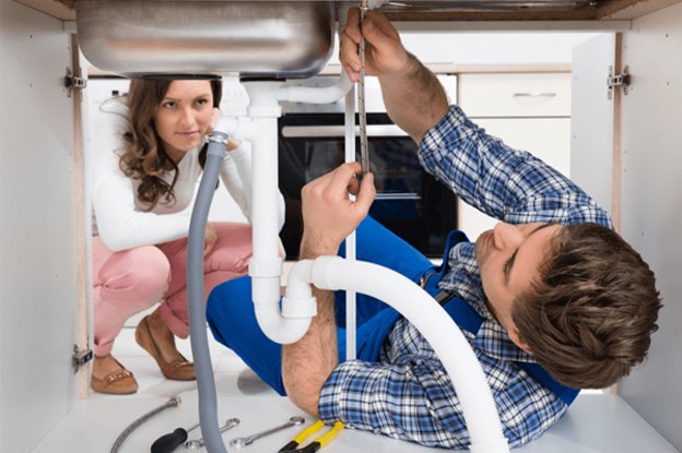 Biodegradable and Eco-Friendly Materials Plumber Installs Under Sink